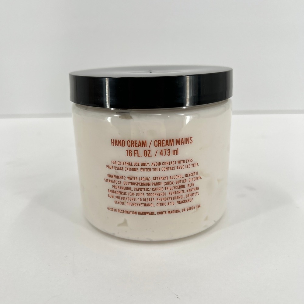 RH HOME RESTORATION HARDWARE Italian Leather Hand Cream Full Size NEW *RESTOCKED - Picture 5 of 6